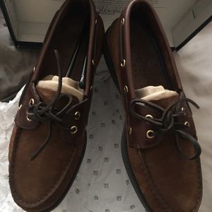[NEW] Brown Buck Sperry Boat Shoes